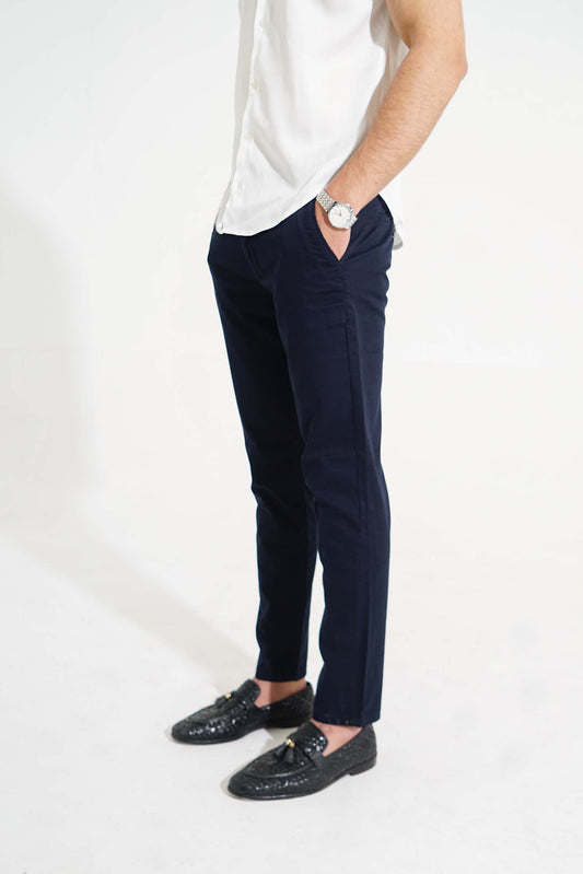 Gambluss Navy Slim fit  cheno