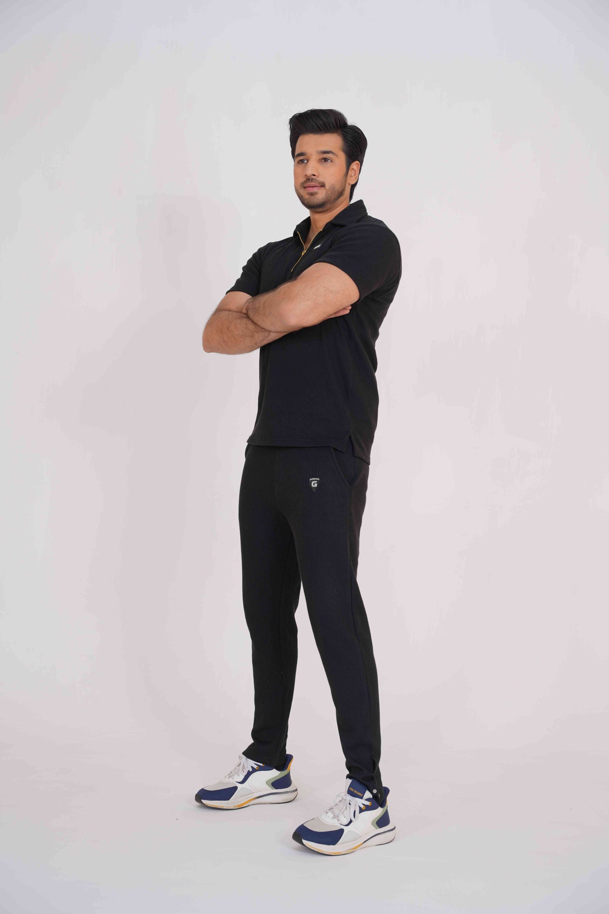 Gambluss Thermal knit-down Summer Tracksuit – Black