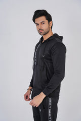 Gambluss Rocco Sports Tracksuit- Black