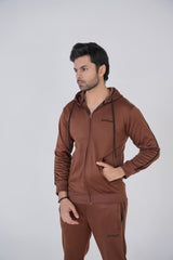 Limited Edition Elegance Winter Tracksuit- Brown