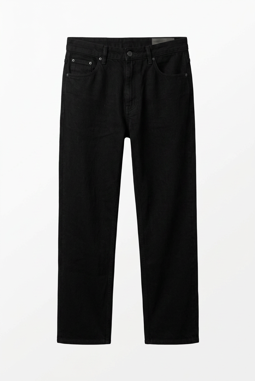 Gambluss Essential Black Straight Fit Stretch Chino Pant | Premium Men's Chinos