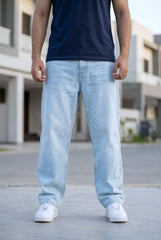 Gambluss Essential Relaxed-Fit Pant- ice blue