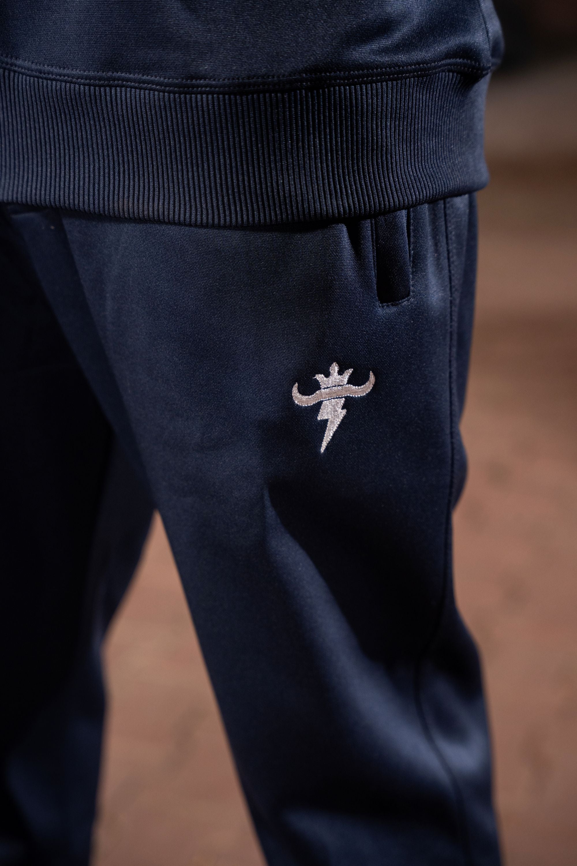 Premium Hybrid Quilted Tracksuit-Navy