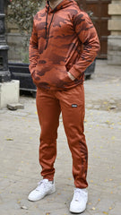 Premium Sublime-Camo Tracksuit- Brick Red