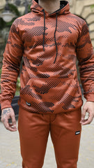 Premium Sublime-Camo Tracksuit- Brick Red