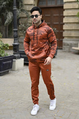 Premium Sublime-Camo Tracksuit- Brick Red