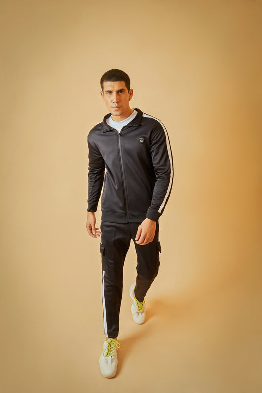 Gambluss Cargo Sports Tracksuit-Black