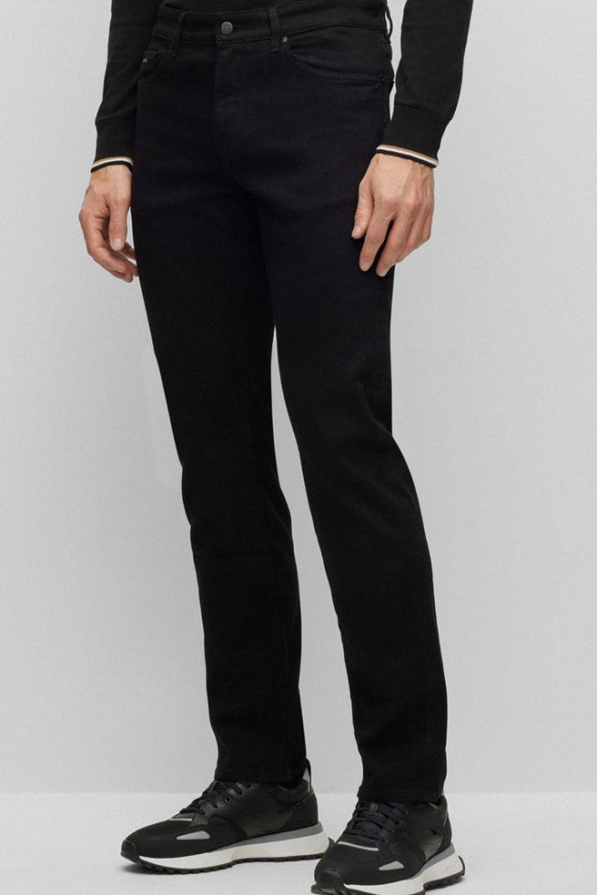 Gambluss Jet Black Denim Pant