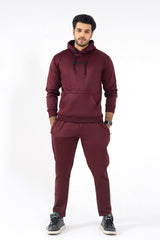 Scottish Activewear Winter Tracksuit-Burgundy