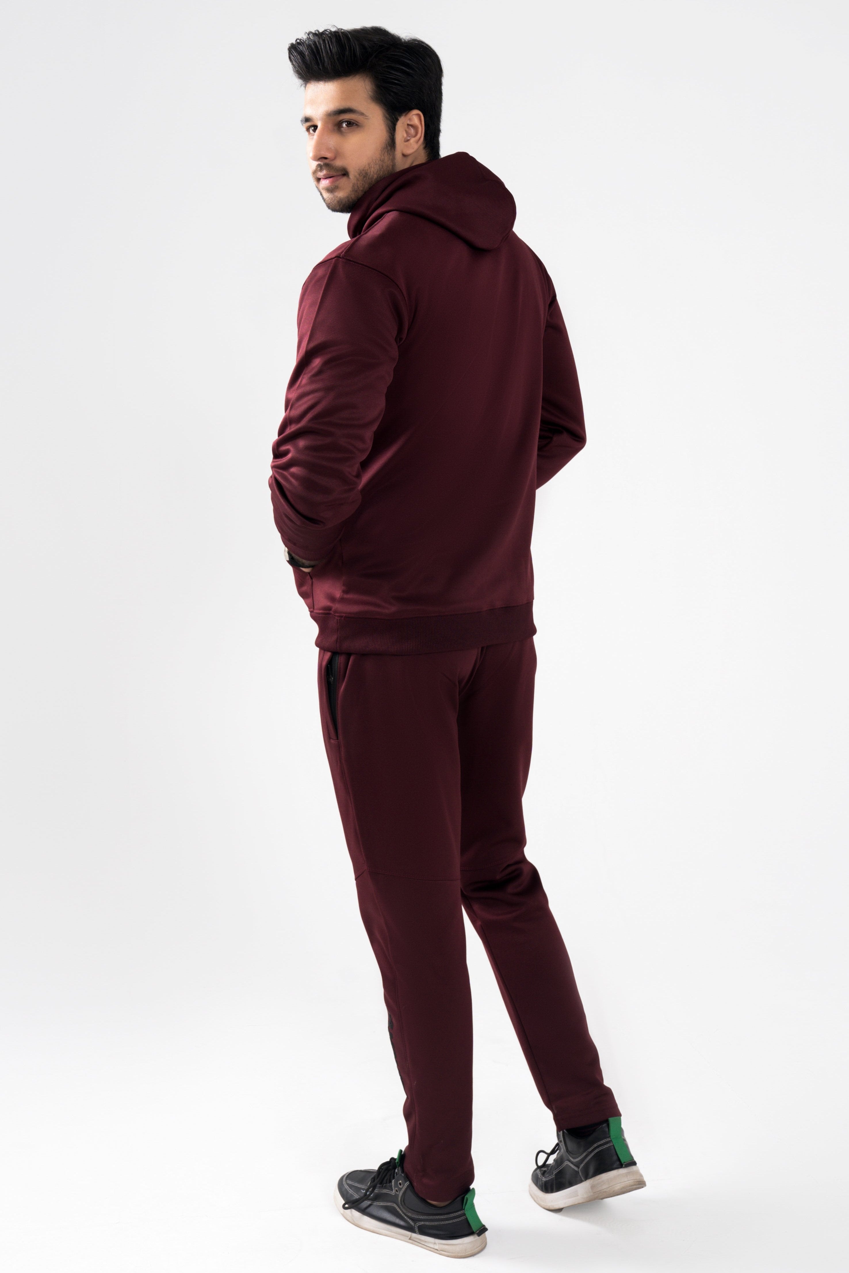Scottish Activewear Winter Tracksuit-Burgundy