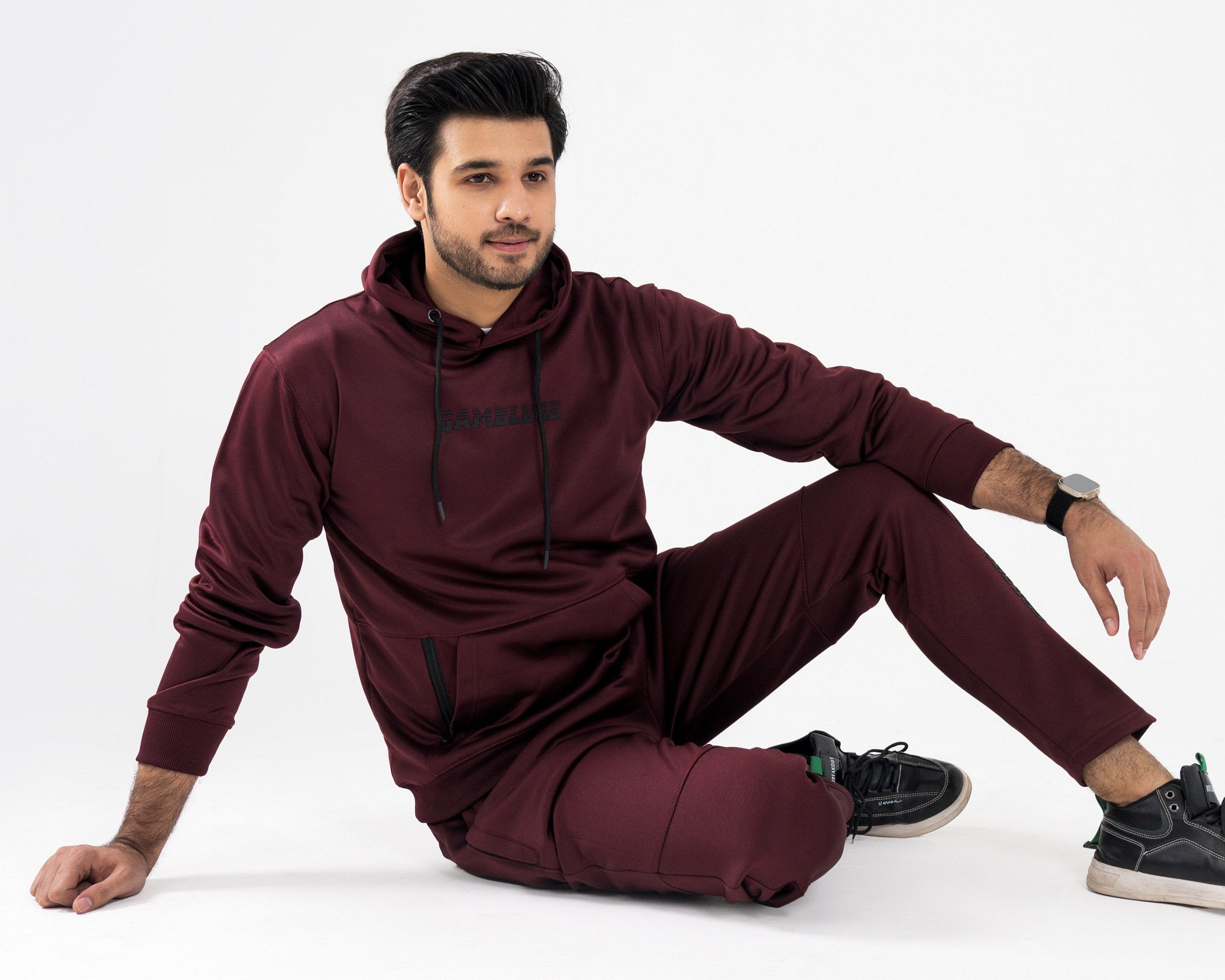 Scottish Activewear Winter Tracksuit-Burgundy