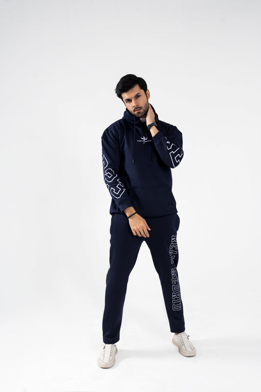 Exclusive Oversized Alfa Winter Tracksuit-Navy