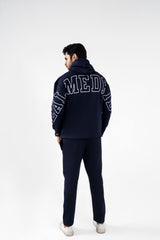 Exclusive Oversized Alfa Winter Tracksuit-Navy