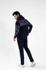 Exclusive Oversized Alfa Winter Tracksuit-Navy