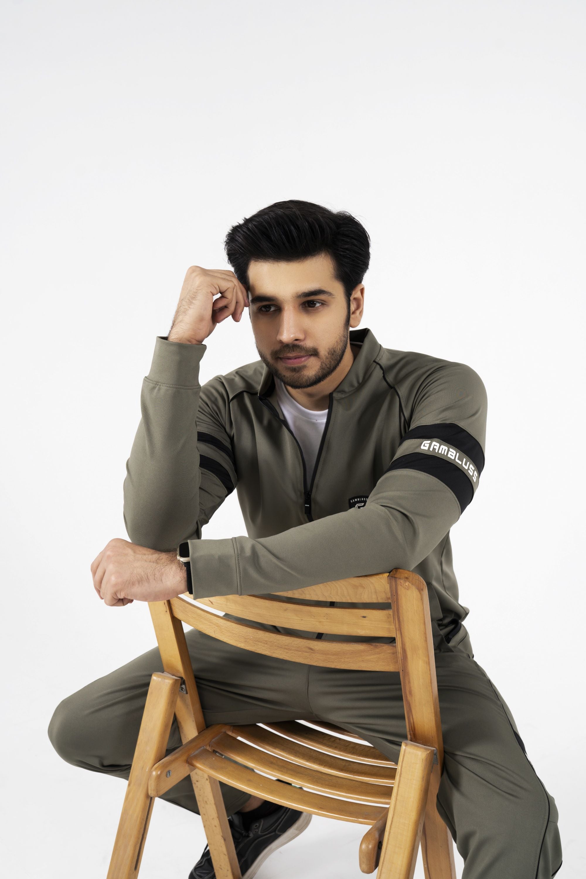 Premium Power Flex 4 Way Scuba Winter Tracksuit- Olive