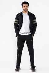 Premium Power Flex 4 Way Scuba Tracksuit- Black