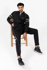 Premium Power Flex 4 Way Scuba Tracksuit- Black