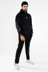 Exclusive Oversized Alfa Winter Tracksuit-Black