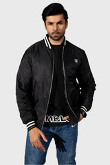 Black Colour Bomber Jacket