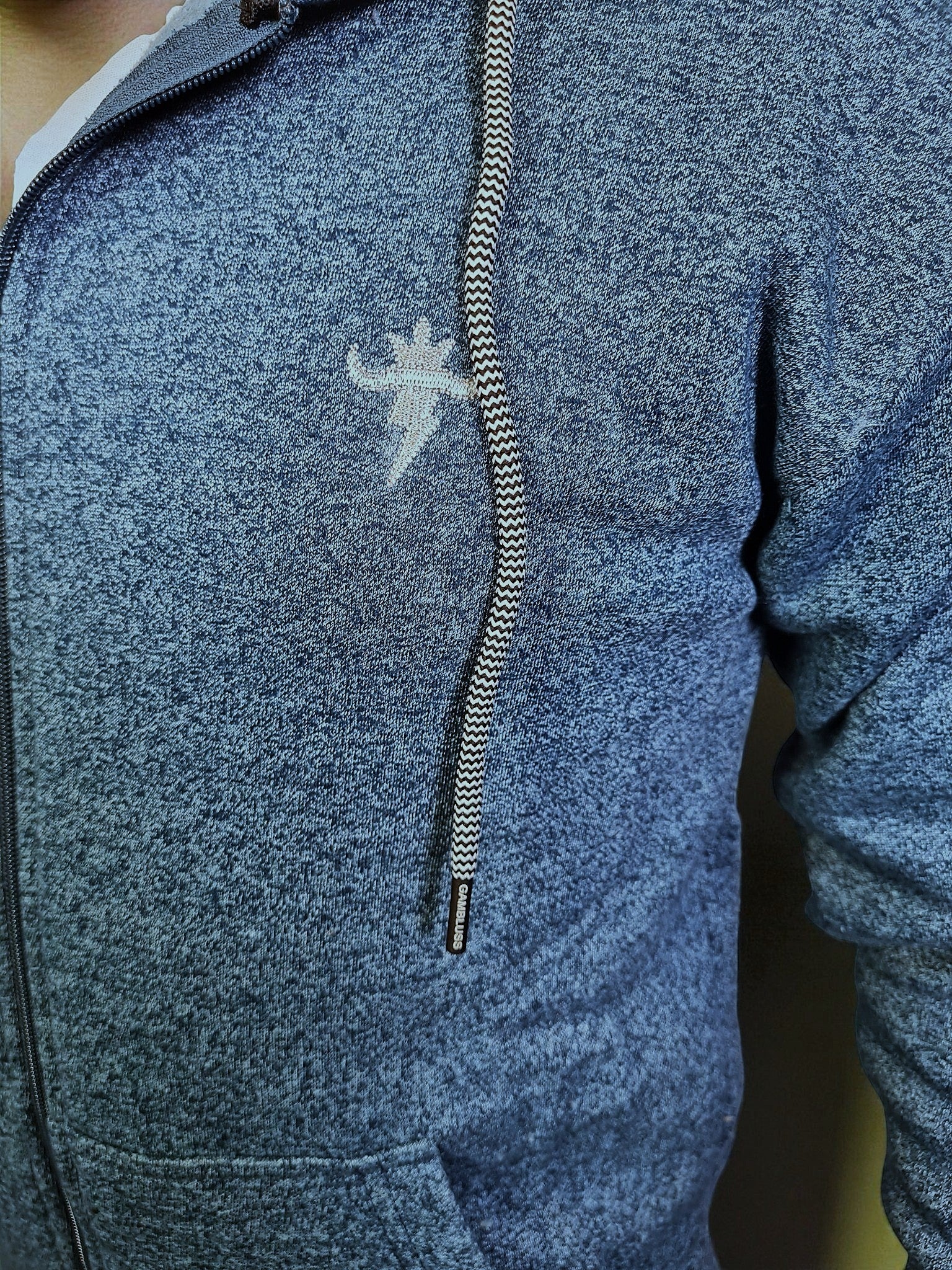 Gambluss Zinc Winter Hoodie – Chain Yarn Fleece 350 GSM with Fur Inner