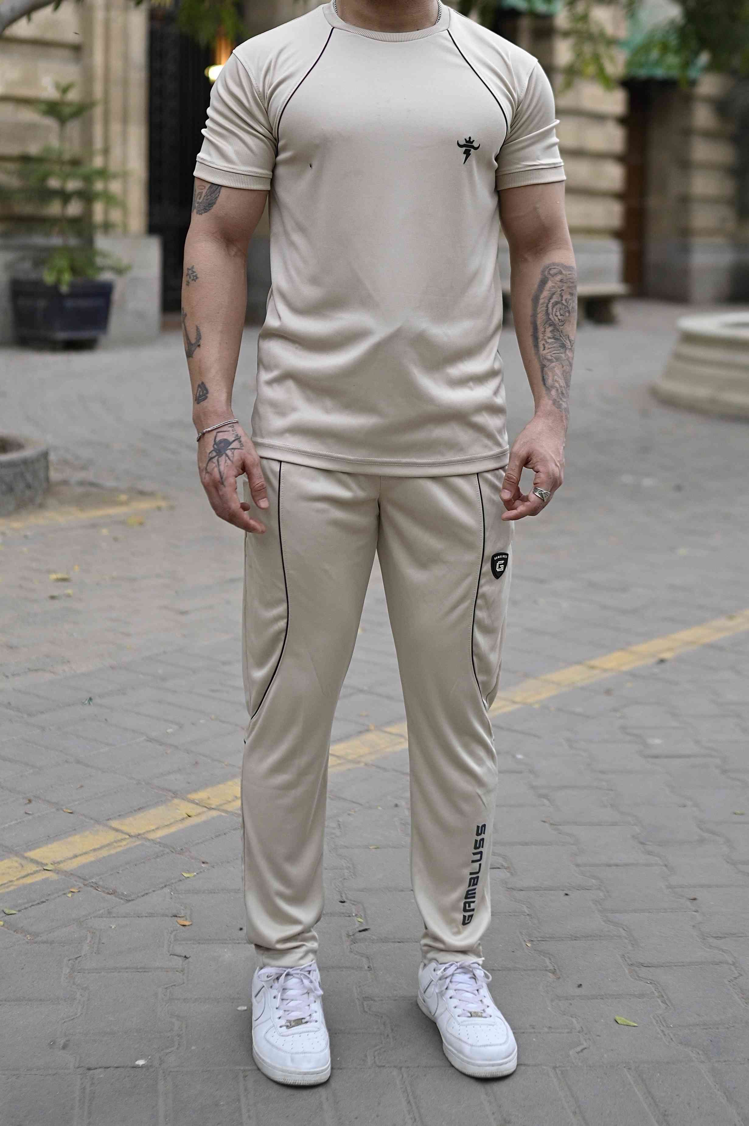 Gambluss Aura Quickdry Tracksuit-Beige