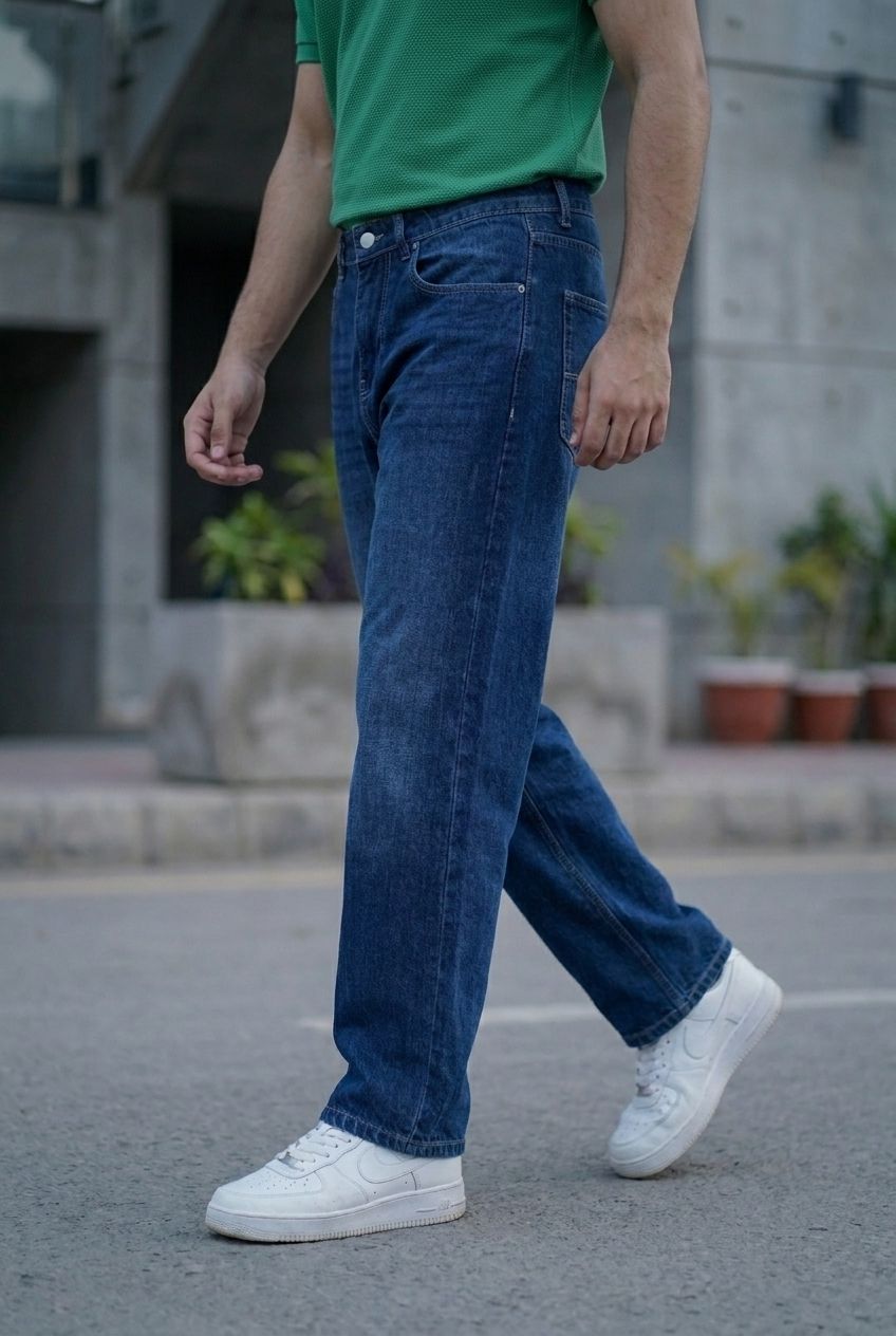 Gambluss Essential Relaxed-Fit Pant- dark navy