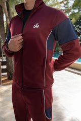 Gambluss Elite Motion Winter Tracksuit – Maroon & Navy