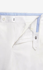 Gambluss White Tuxedo Dress Pants – Premium Formal Fit for Men