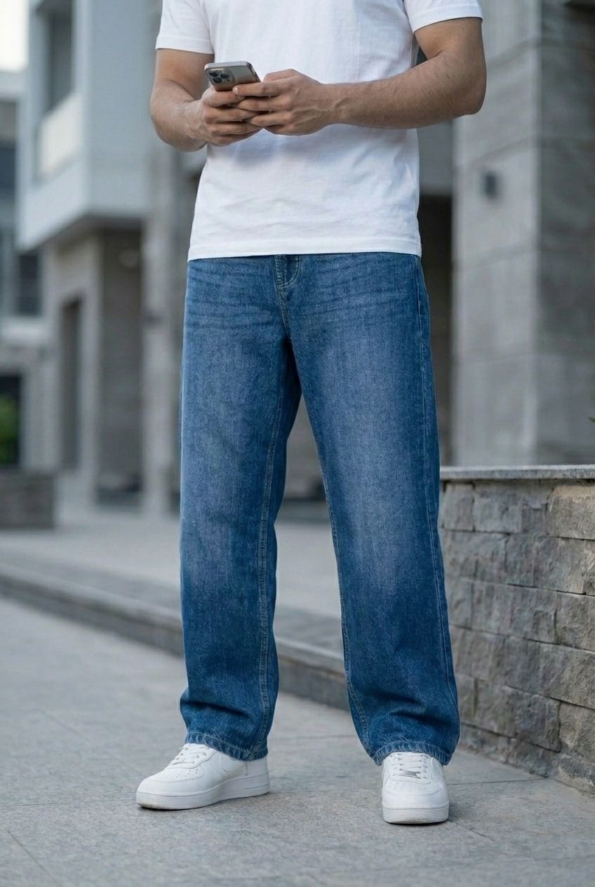 Gambluss Essential Relaxed-Fit Pant- Navy Blue