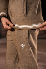 Vintage Essential Winter Tracksuit -Brown